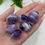Thumbnail: Chevron Amethyst Tumbled Stone