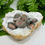 Thumbnail: Triplite, Wagnerite & Pyrite Combination Tumbled Stone
