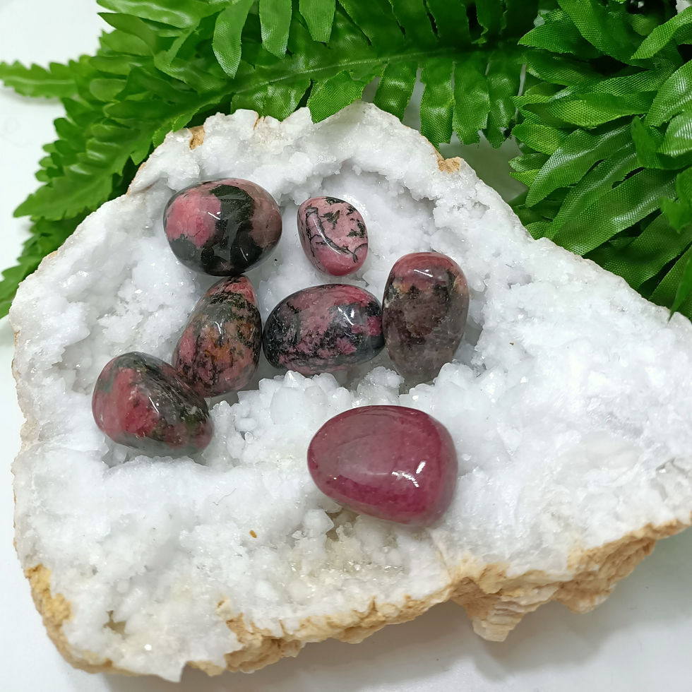 Rhodonite Tumbled Stone