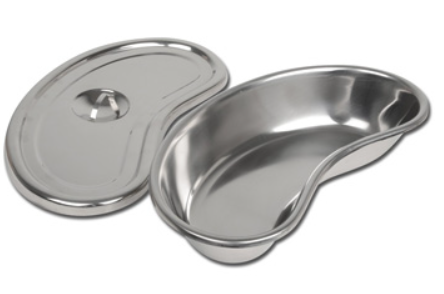 Thumbnail: S/S KIDNEY DISH WITH LID