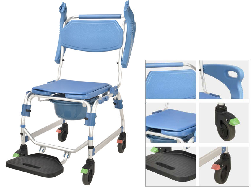 Thumbnail: SMART COMMODE WHEELCHAIR
