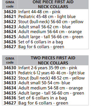 Thumbnail: TWO PIECES FIRST AID COLLAR - infant