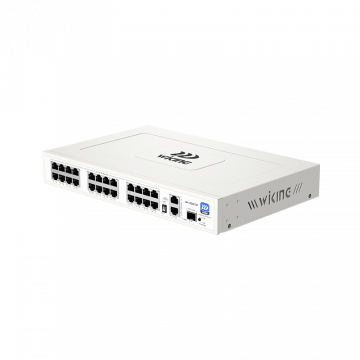 Миниатюра: WK-PS227GF PoE 24 портовый Коммутатор неуправляемый+2up/link гигабитные