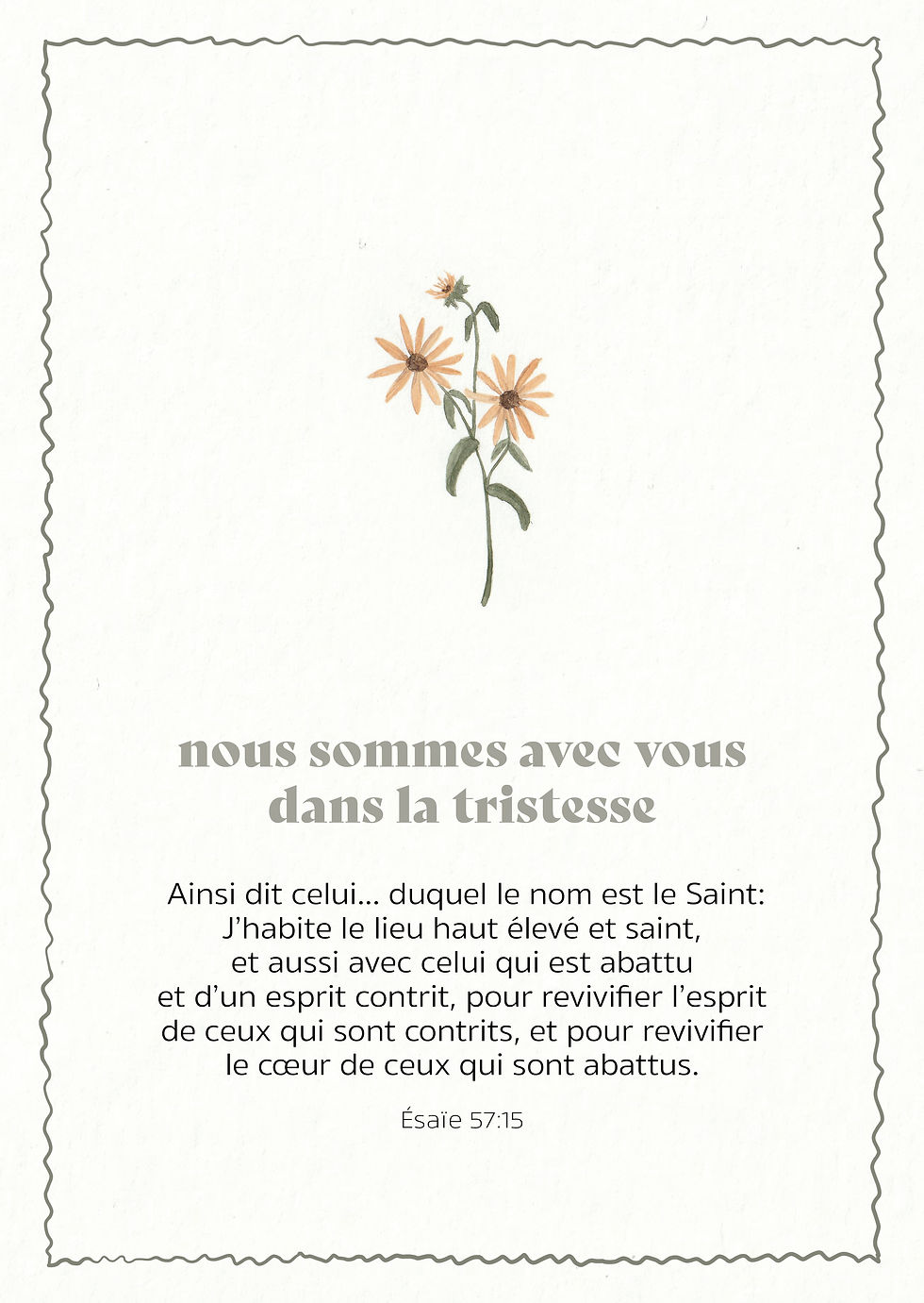 Miniature : condoléances