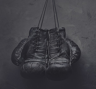 Hanging Boxing Gloves