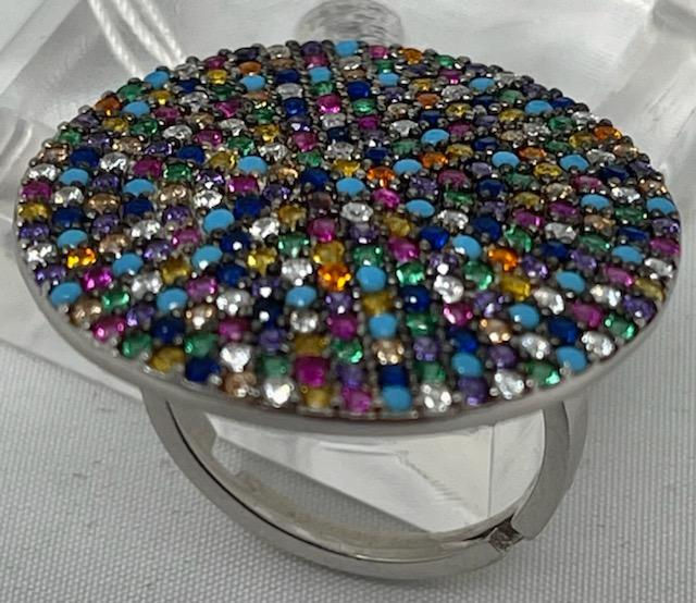 Thumbnail: Diamond Cut Quartz Ring