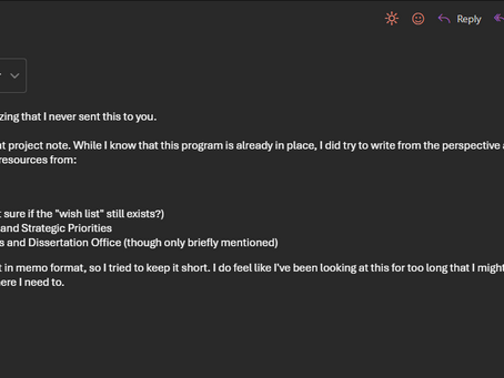 Artifact 6: Collection Assessment Note