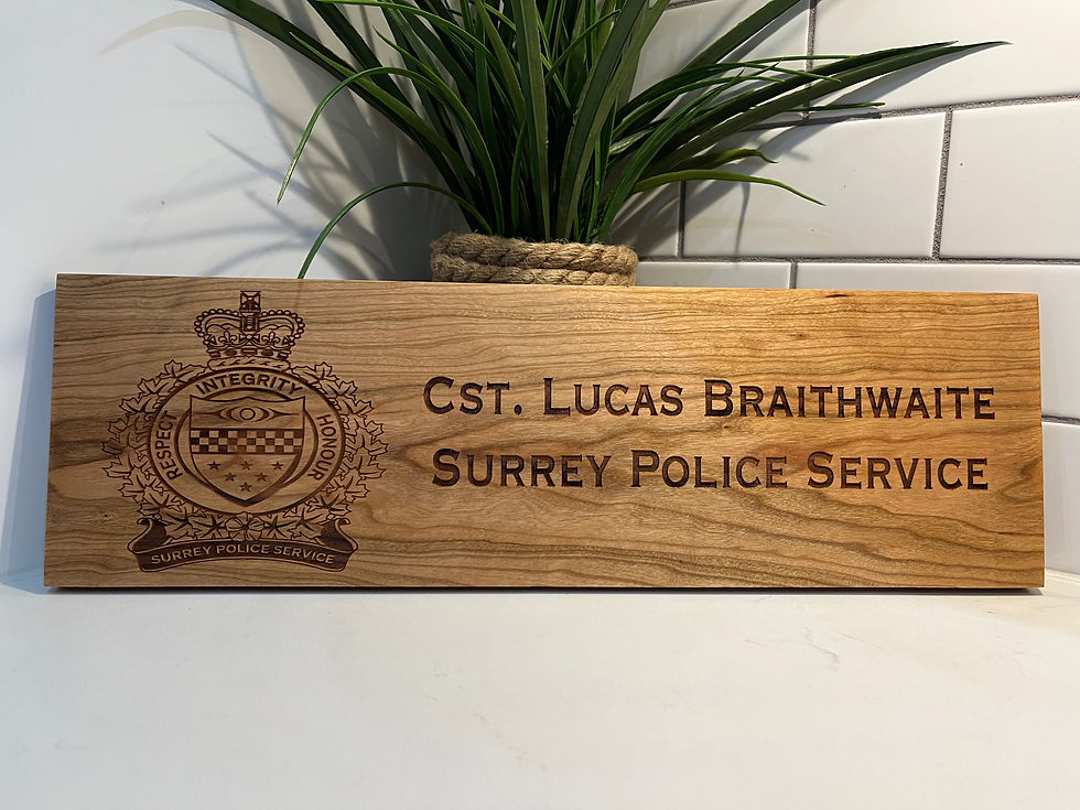 Thumbnail: Custom Name Plate