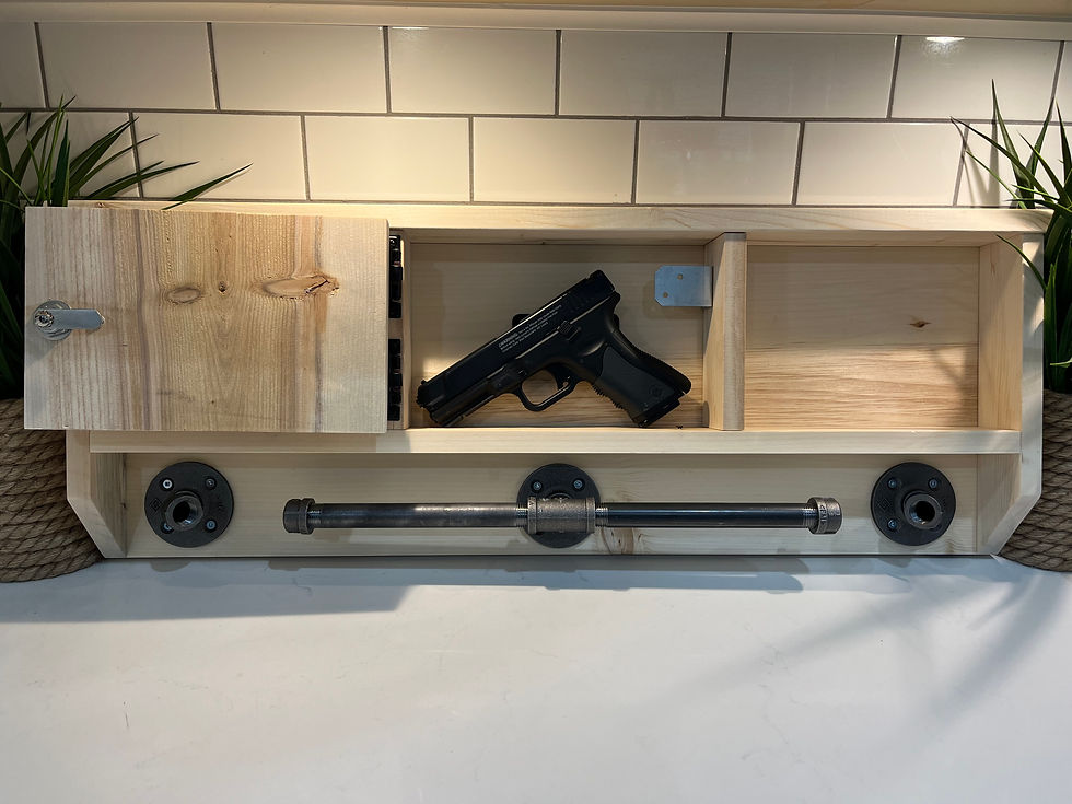 Thumbnail: Wall Mounted Police Duty Gear Rack