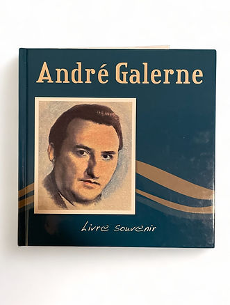 Livre souvenir sur André Galerne