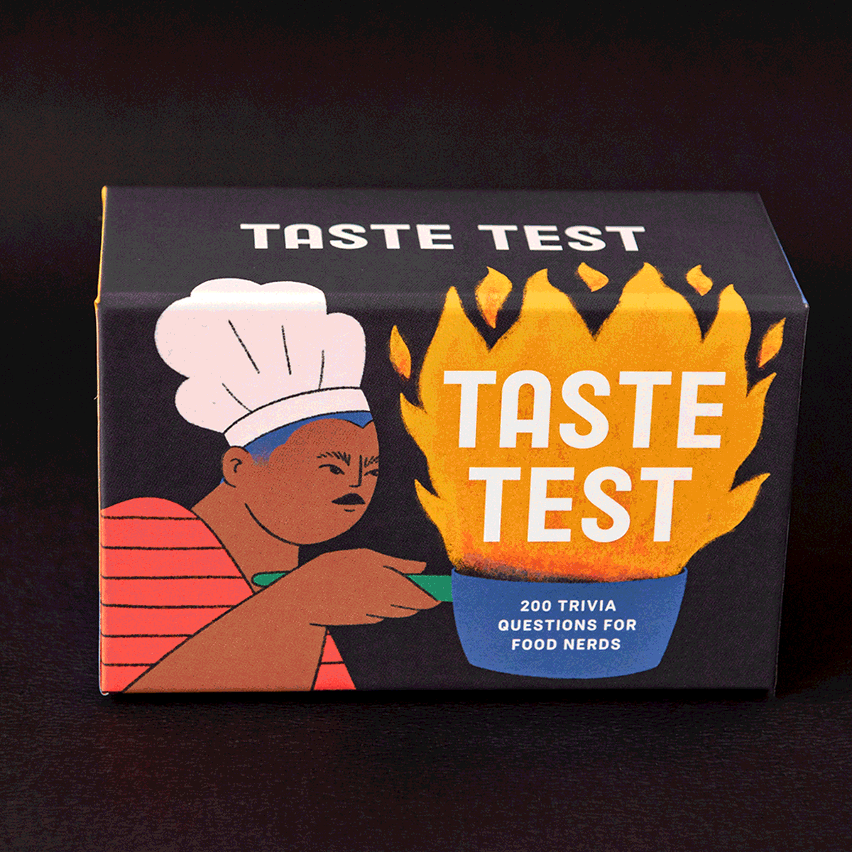 Turnaround image of Taste Test Game illustrations