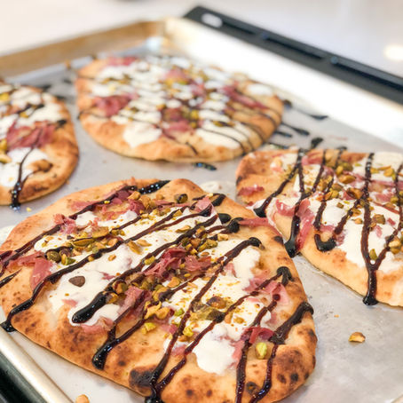 Pistachio Burrata Flatbread