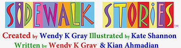Sidewalk Stories created by Wendy K Gray logo