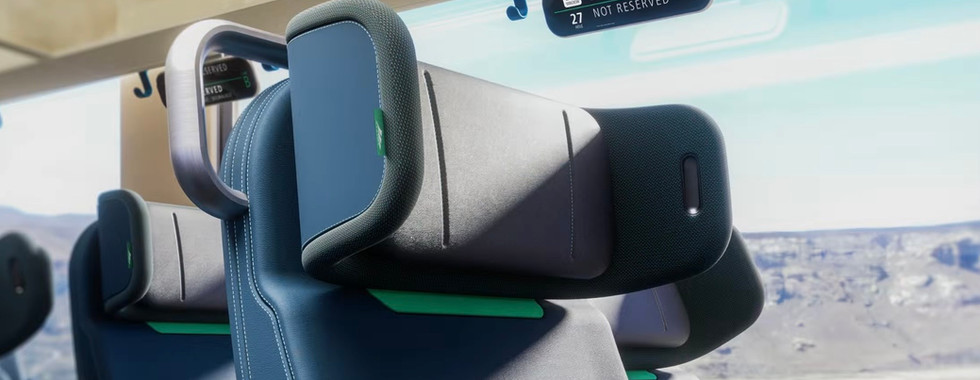 Amtrak's long distance fleet proposal rendering of passenger seating - Amtrak