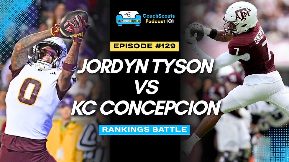 Ranking 2026 Rookie WRs: The Battle Between KC Concepcion & Jordyn Tyson I Dynasty Rookie Profile