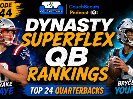 Dynasty Superflex RB Rankings: Comparing Our Top 24 Runningbacks I CouchScouts Podcast Ep. 145