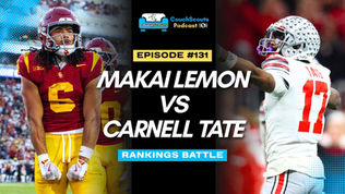 Ranking 2026 Rookie WRs: The Battle Between Makai Lemon & Carnell Tate 