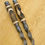 Thumbnail: Hand Made Tri Dagger Damascus Steel with Bone Handle