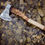Thumbnail: Viking Axe, Amazing Engraved Handle, With leather sheath, Stainless Steel