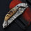 Thumbnail: Handmade Ram Horn Handle Damascus Steel Folding-Pocket Knife
