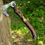 Thumbnail: Hand Forged Viking Axe Etched on the Carbon Steel Head