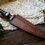 Thumbnail: Mini Damascus Dagger Handmade with Walnut Wood