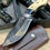 Thumbnail: Damascus Twist Hunting Knife Fixed Blade