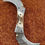 Thumbnail: CUSTOM HANDMADE DAMASCUS STEEL 9" HUNTING DOUBLE BLADE KNIFE