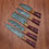 Thumbnail: 5 pcs Damascus Steel Kitchen Chef Utility Knife Set