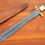 Thumbnail: Handmade Damascus Steel 30" Beautiful Hunting Sword