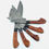 Thumbnail: 5 pcs Damascus Steel Kitchen Chef Utility Knife Set