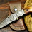Thumbnail: Pocket Knife, Beautiful Folding Knife, Handmade Knife, Hand Forged Knife