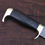 Thumbnail: Beautiful Damascus Handmade Bowie Hunting Knife