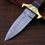 Thumbnail: Mini Damascus Dagger Handmade with Walnut Wood