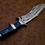Thumbnail: DAMASCUS HUNTING KNIFE, Custom Damascus knife, 12" ,Hand forged, Damascus steel