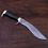 Thumbnail: Beautiful Damascus Handmade Bowie Hunting Knife