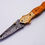 Thumbnail: Handmade Damascus Folding Pocket knife Hunting knife