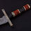 Thumbnail: Zigzag-Guard Sword with Leather Sheath