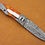 Thumbnail: Damascus Folding Pocket Clip Knife, 7.5" Damascus Steel Bolster Point Blade