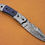 Thumbnail: Damascus Folding Knife, 7.5" Damascus Steel Bolster Point Blade
