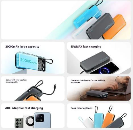 Thumbnail: 20000 MA  Fast Charge Power Bank