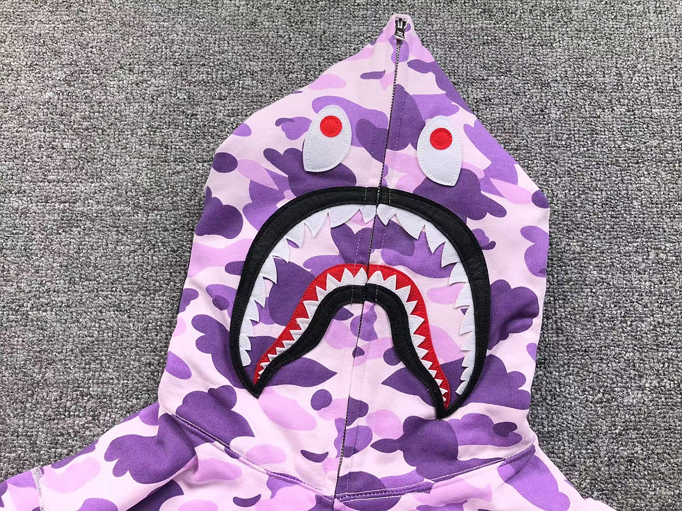 Thumbnail: BAPE COLOR CAMO FULL ZIP HOODIE PURPLE