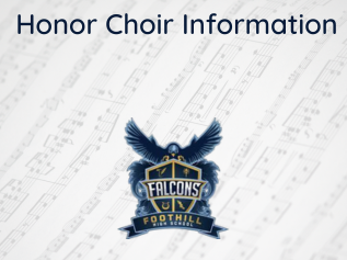 Honor Choir Audition Information!