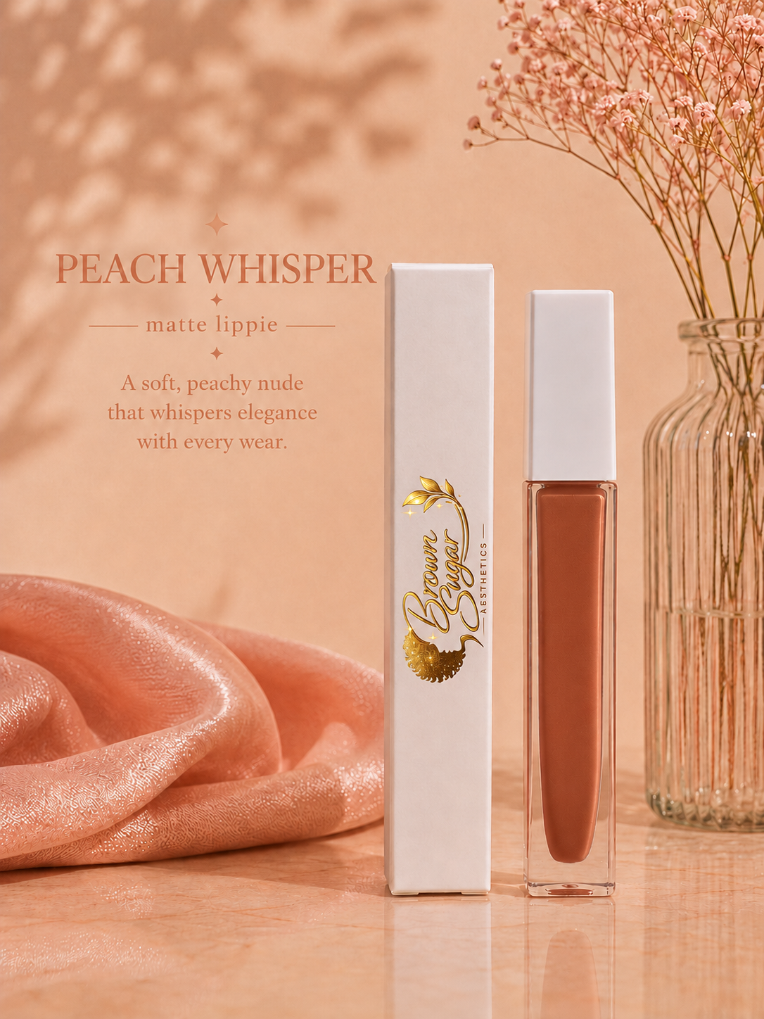 Peach Whisper Matte Lippie