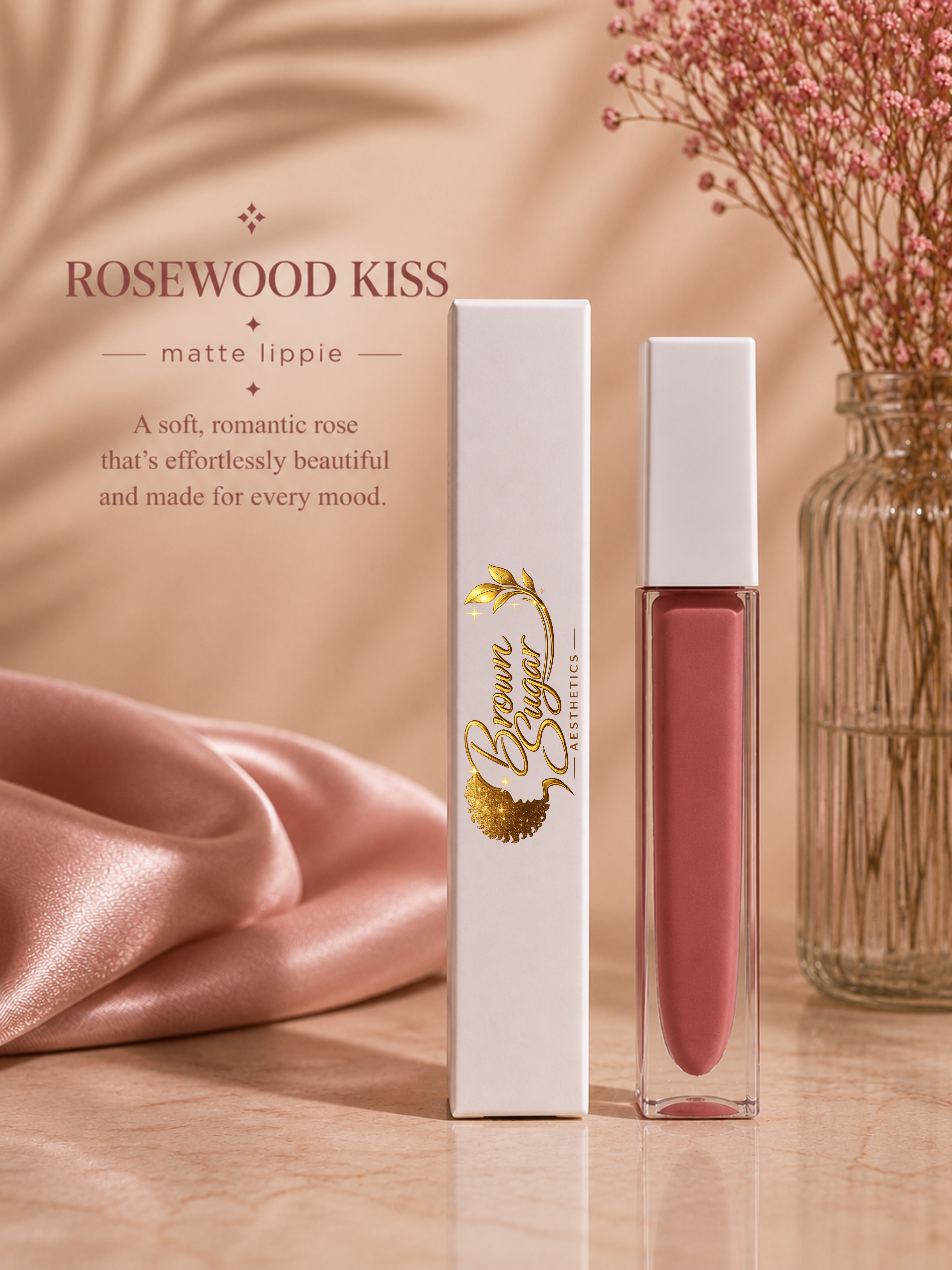 Rosewood Kiss Matte Lippie