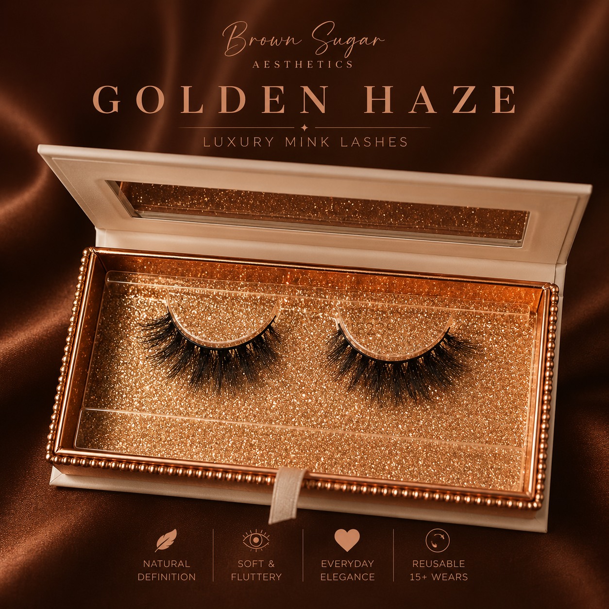 Golden Haze Strip Lashes