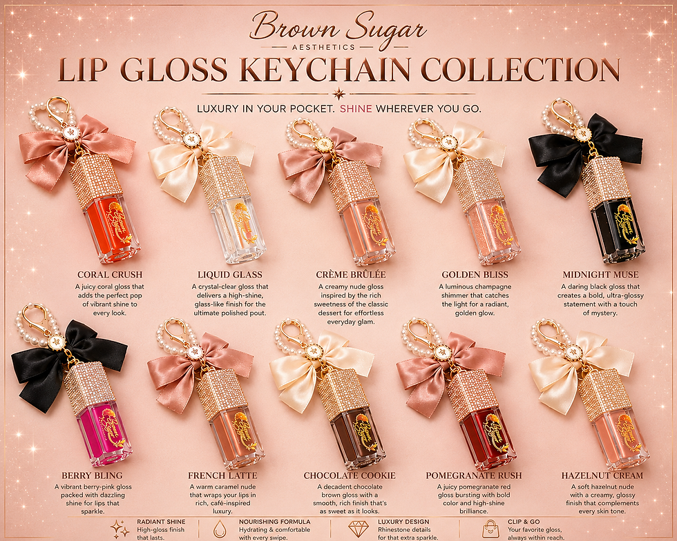 Thumbnail: French Latte Lip Gloss Keychain
