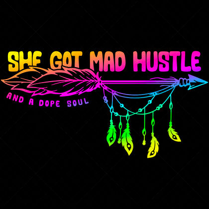 Motivational SVG for stylish hustle apparel, soul-filled products, and boss babe fashion