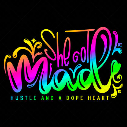 Dope Heart Mad Hustle SVG for Cricut – boss babe shirts and mugs