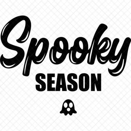 Spooky Season SVG Halloween candle design for shirts, mugs, totes, pillows, and décor